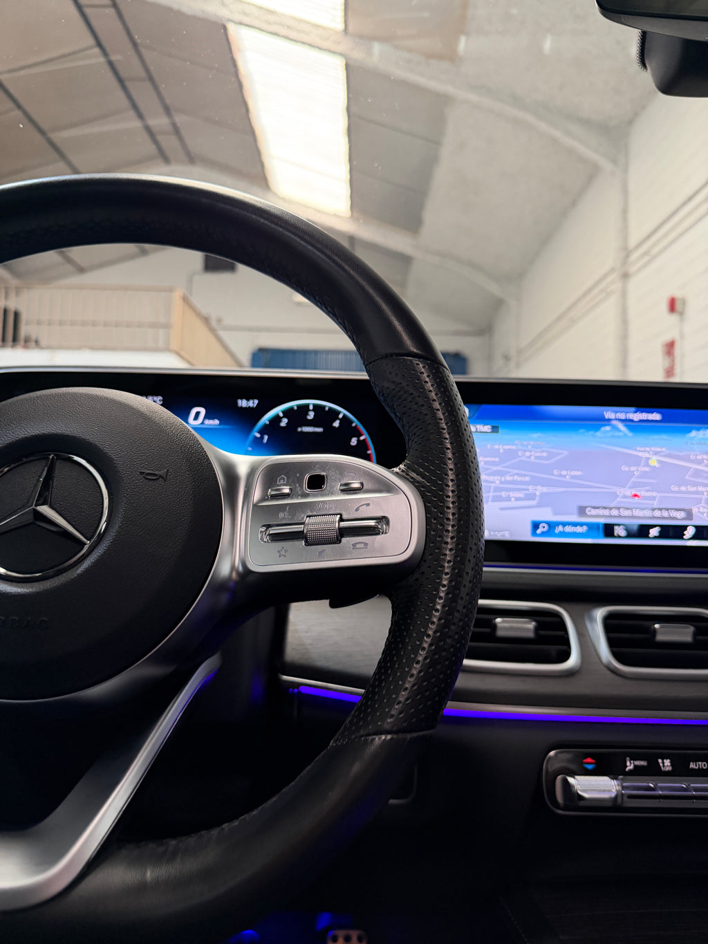 Mercedes-Benz GLE 350de AMG Line Gris Celenite