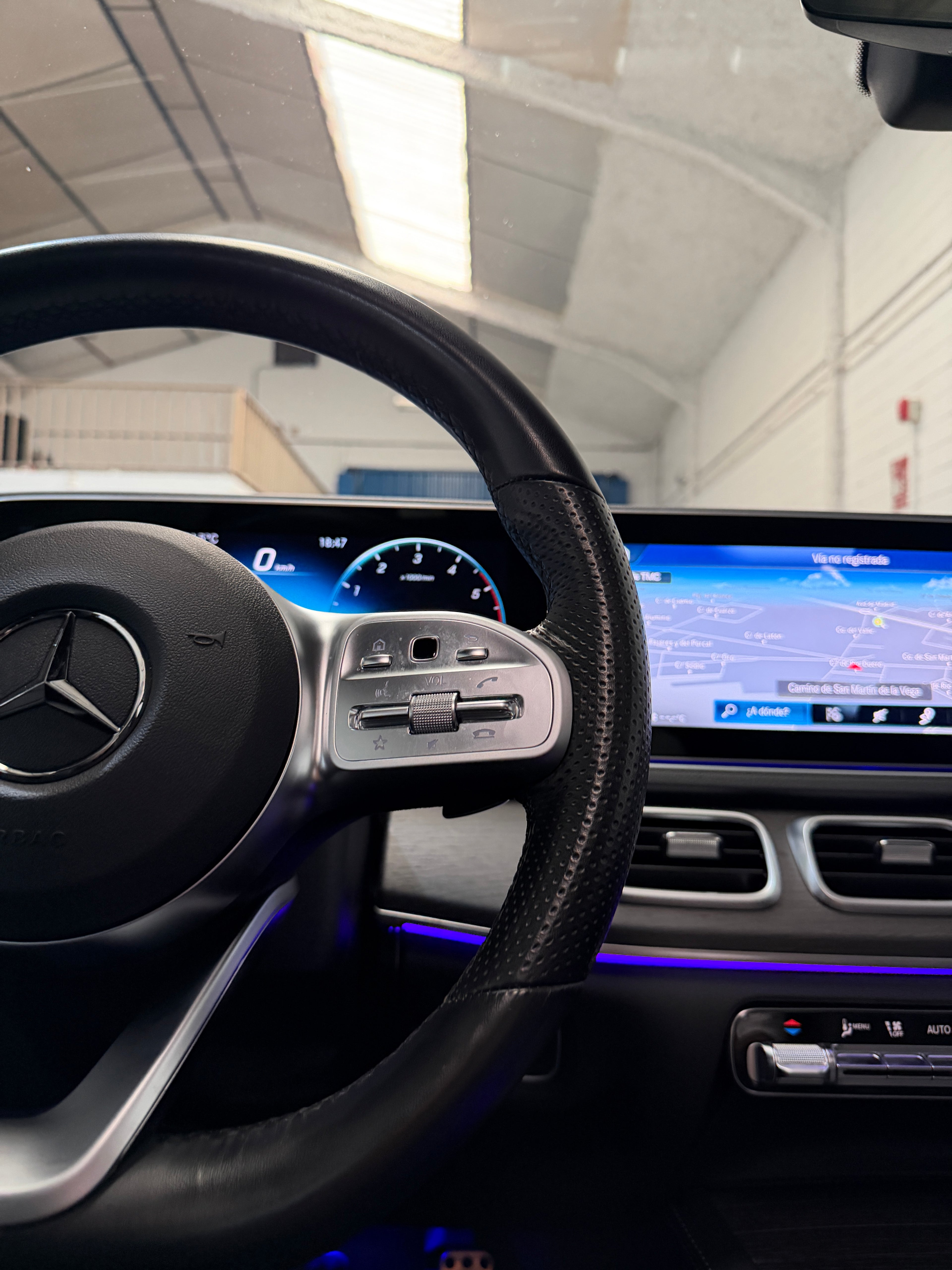 Mercedes-Benz GLE 350de AMG Line Gris Celenite