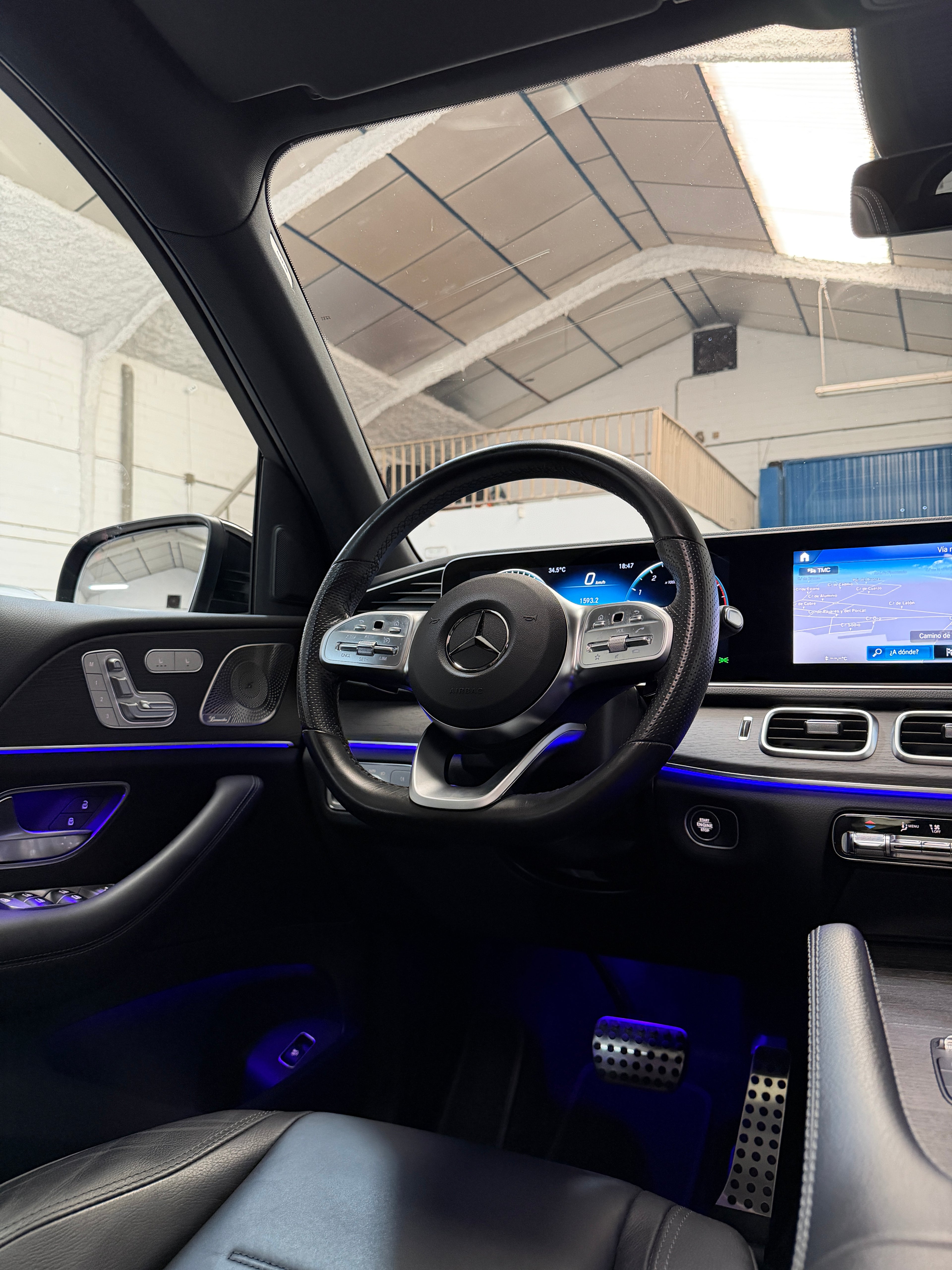 Mercedes-Benz GLE 350de AMG Line Gris Celenite