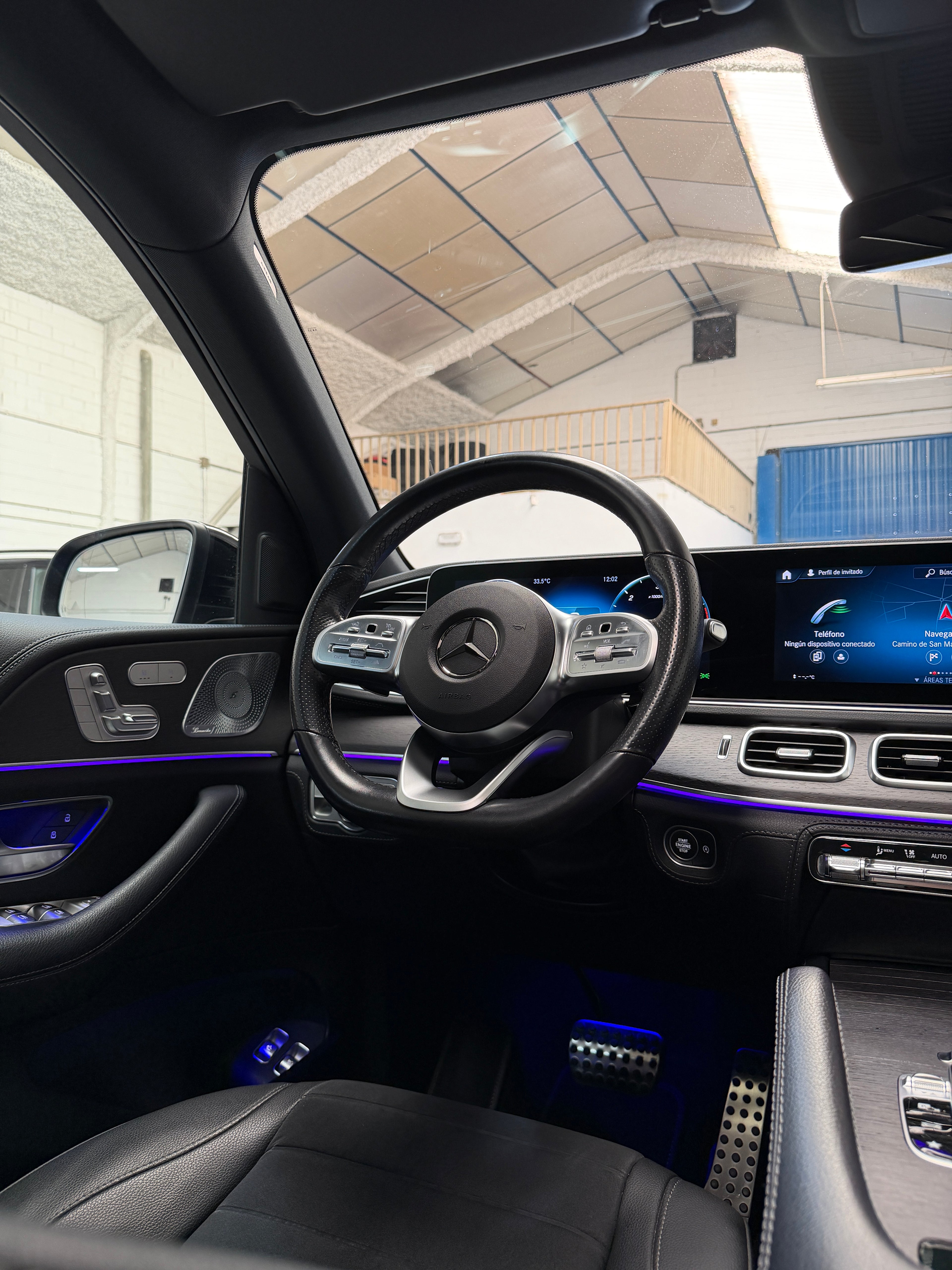 Mercedes-Benz GLE 350d AMG Line Negro
