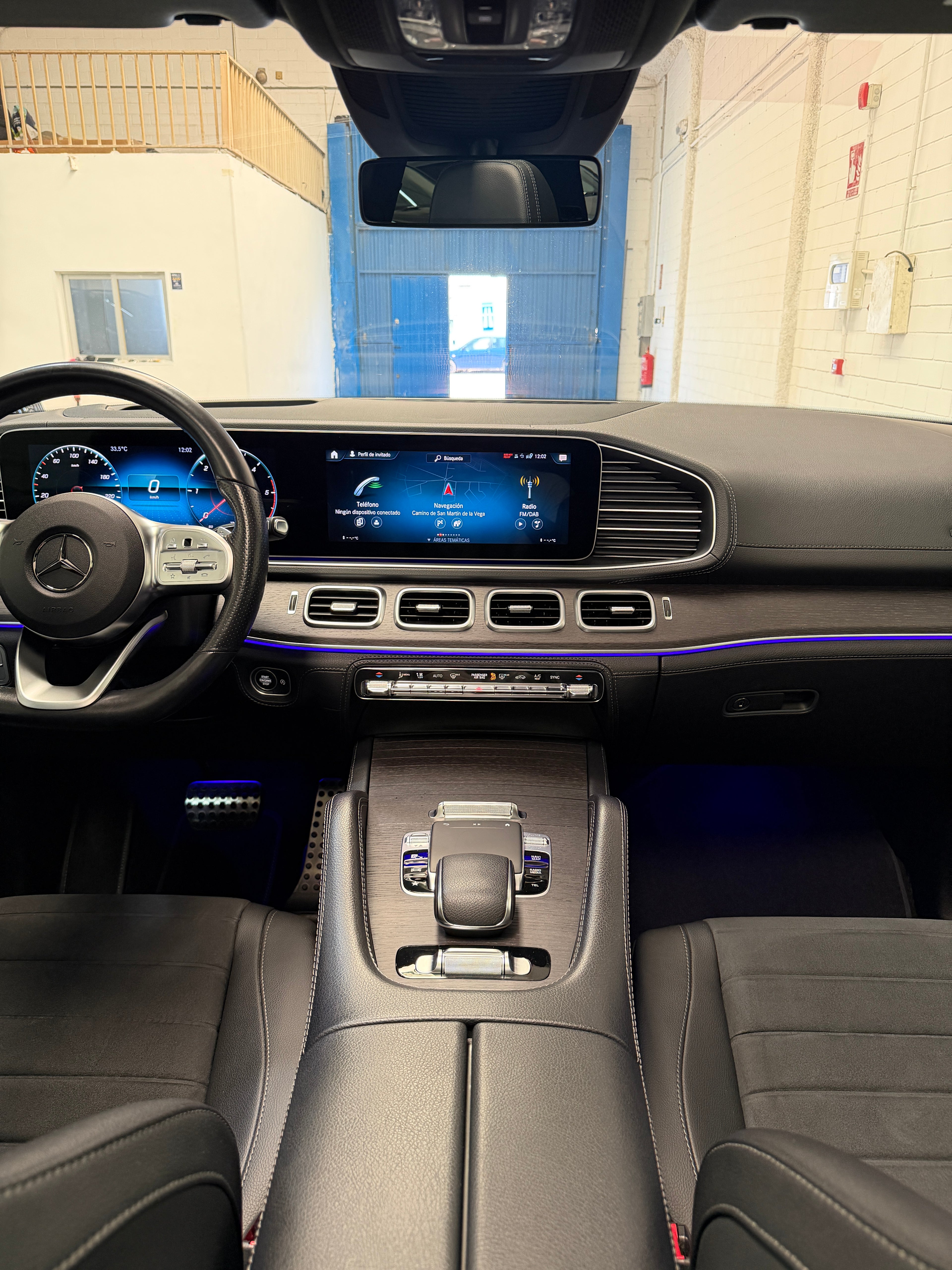 Mercedes-Benz GLE 350d AMG Line Negro