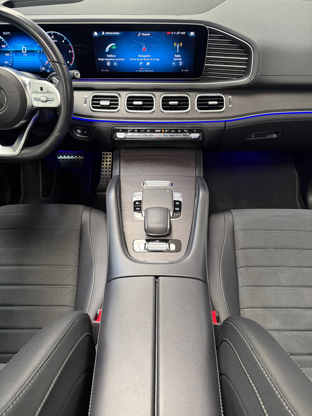 Mercedes-Benz GLE 350d AMG Line Negro