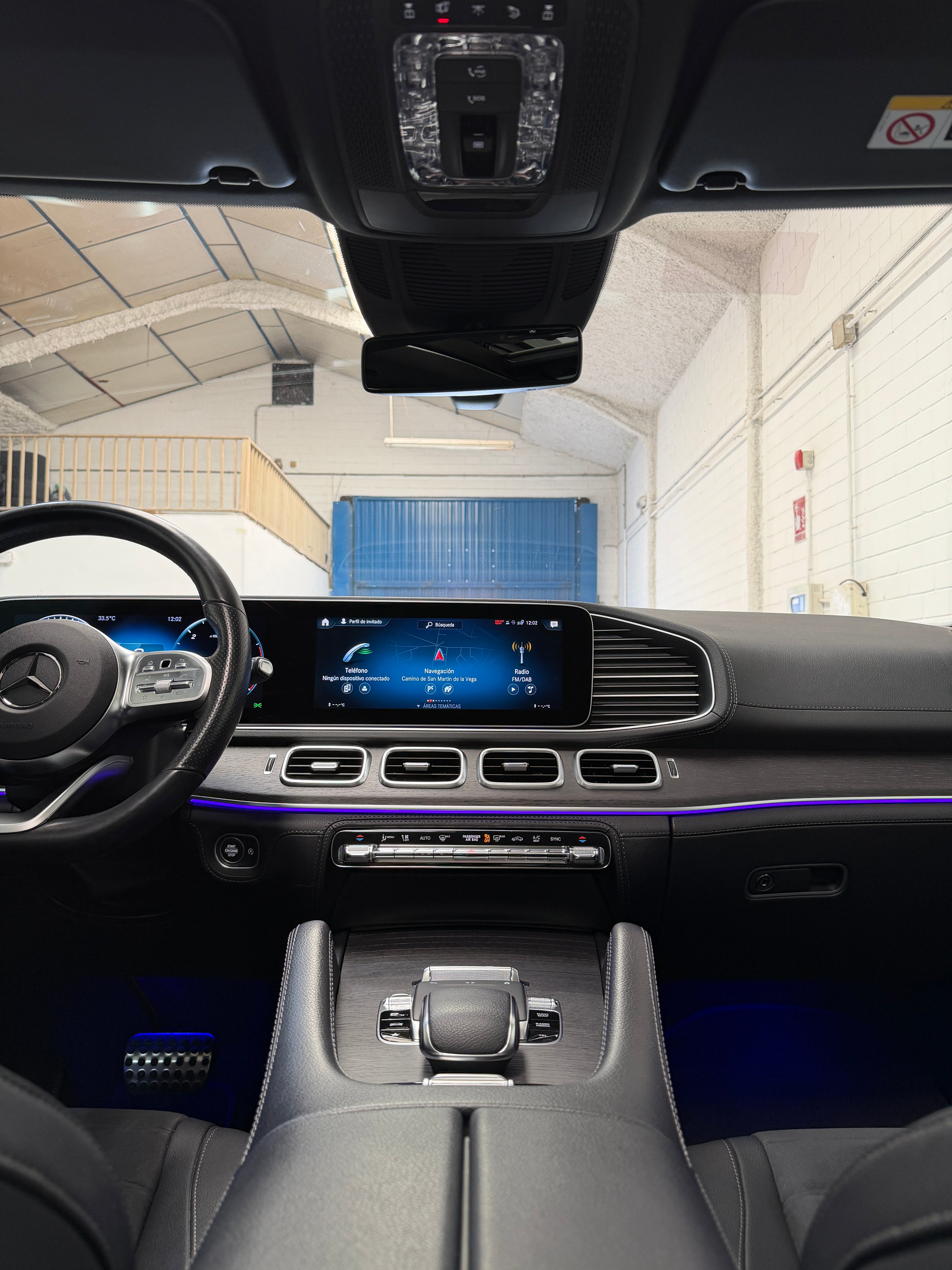 Mercedes-Benz GLE 350d AMG Line Negro