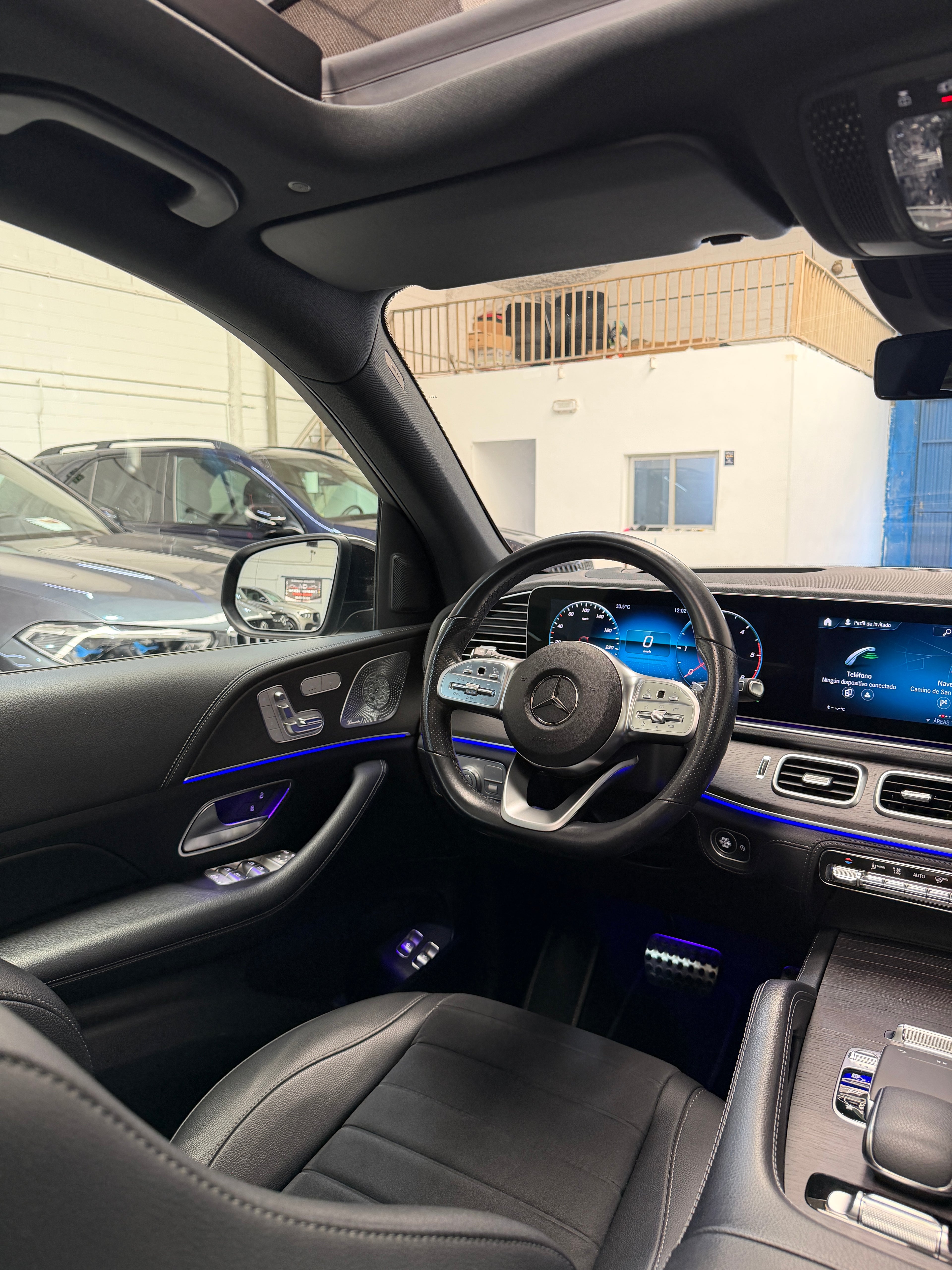 Mercedes-Benz GLE 350d AMG Line Negro