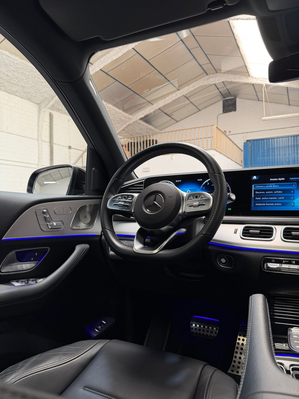 Mercedes-Benz GLE 350de AMG Line Azul Marino