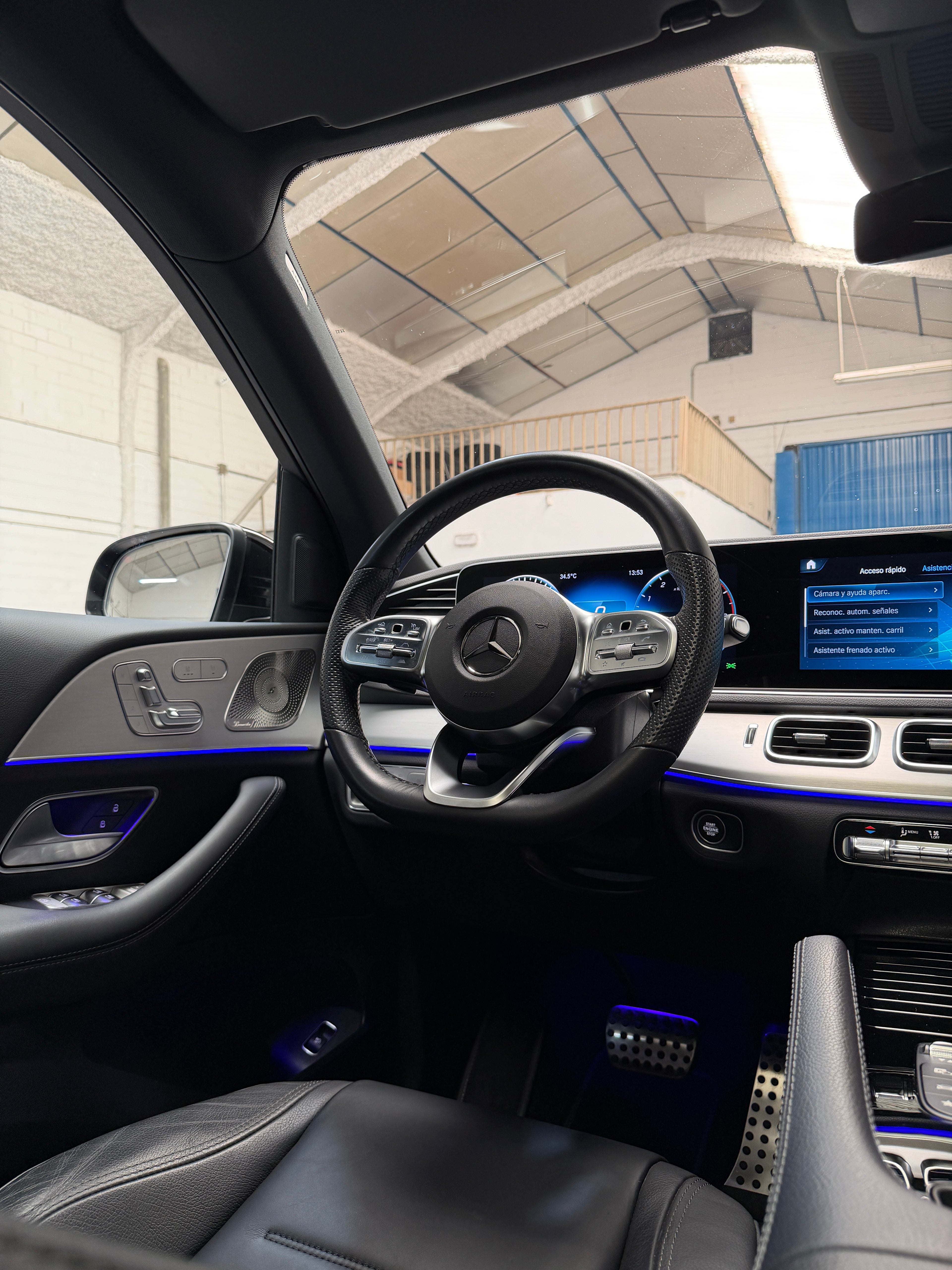 Mercedes-Benz GLE 350de AMG Line Azul Marino